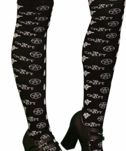 Promo ✔️ BESERK X THE CRAFT Halloween The Craft Pattern | KNEE HIGH 😉 SOCKS ⌛ -Halloween Item Store Beserk The Craft Pattern Knee High Socks 01 a14e32f9 f8ed 4a0e 9fa5 099dfe01c7ac 700x700