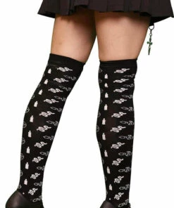 Promo ✔️ BESERK X THE CRAFT Halloween The Craft Pattern | KNEE HIGH 😉 SOCKS ⌛ -Halloween Item Store Beserk The Craft Pattern Knee High Socks 02 bcc3407e a449 4b0b 8ff7 9bf12c721230 700x700