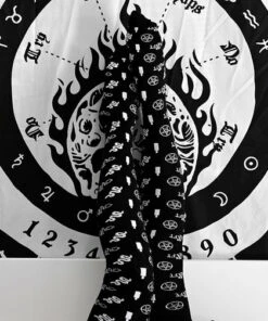 Promo ✔️ BESERK X THE CRAFT Halloween The Craft Pattern | KNEE HIGH 😉 SOCKS ⌛