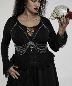 Cheapest 🎁 PUNK RAVE All Dreerion [PLUS SIZE] | CHAIN HARNESS ⭐ -Halloween Item Store DS 509LHF 5 e177727d 598e 4626 a4ed e46715d2c887 700x700