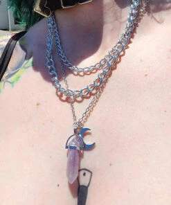 Best Pirce ✨ HELLBOUND The Moon Amethyst Moon | NECKLACE 🥰 -Halloween Item Store Hellbound Amethyst Moon Necklace 02 1c30a9ee 7bee 4992 9337 6dd7144aa5c7 700x700