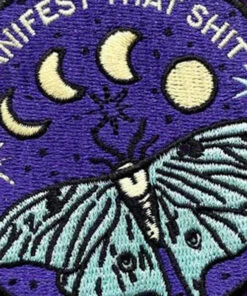 New ❤️ GROOVY THINGS Mens Accessories Manifest That Shit | PATCH ⭐ -Halloween Item Store Manifest that shit lifestyle product photo 1200x1200 Copy 700x700