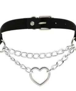 Discount ⭐ HELLBOUND Fetish Ayumi [Silver] | CHOKER ⌛ -Halloween Item Store Punk Gothic Black Pu Leather Heart Cross Round Choker Necklace For Women Spike Rivet Neck Jewelry.jpg 640x640 ff7158d5 c9a2 447e a392 881efd9194e4 700x700