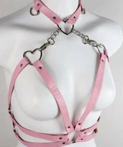 Coupon 💯 HELLBOUND Fetish Astaroth [Pink] | HARNESS 👏 -Halloween Item Store UYEE Gothic Women s Harness Bra Faux Leather Sexy Chest Bondage Bra Cage Punk Bridal Garter.jpg Q90.jpg 3 27b70480 89bb 4b48 9382 4412f7c995d9 700x700