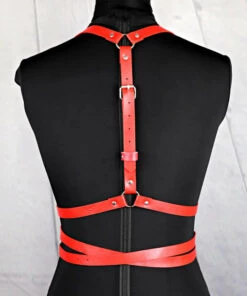 Flash Sale ❤️ HELLBOUND Fetish Asmodeus [Red] | HARNESS 🔥 -Halloween Item Store UYEE New PU Adjustable Belts Sexy Somen Body Harness Bra Chest Bondage Erotic Lingerie Cage Bra.jpg Q90.jpg 2 700x700