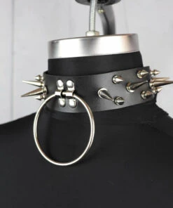 Brand new ✔️ HELLBOUND Fetish Demogorgon | CHOKER 🥰 -Halloween Item Store UYEE Punk Chocker Collar PU Leather Harness Necklace Women Cosplay Goth Jewelry Party Sexy Gothic Necklace.jpg Q90.jpg 1 700x700