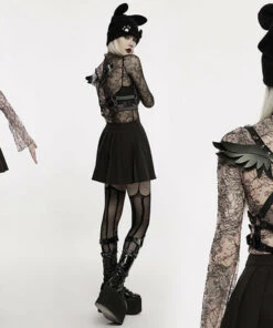 Outlet ✔️ PUNK RAVE Fallen [Black] | HARNESS 🤩 -Halloween Item Store WS 504LHF BK 9 1a22d5f3 1837 4cdf 9ab7 bf695de454e2 700x700