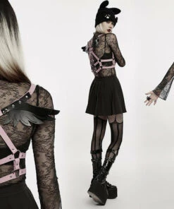 Flash Sale ⭐ PUNK RAVE Pastel Goth Fallen [Pink] | HARNESS 🎁 -Halloween Item Store WS 504LHF PN 10 0c2bd6dd 5b97 4851 a989 4e5e654d5fb1 700x700