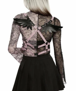 Flash Sale ⭐ PUNK RAVE Pastel Goth Fallen [Pink] | HARNESS 🎁