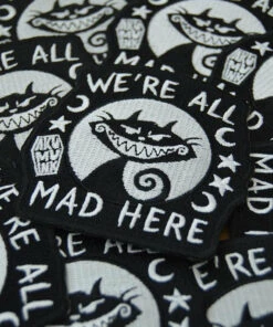 Buy 🌟 AKUMU INK Alice In Wonderland We're All Mad Here | PATCH ✔️ -Halloween Item Store akumu ink were all mad here patch 2 2effdf50 0b75 4647 87cd e96d76083341 700x700