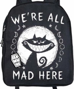Best Sale ✨ AKUMU INK Cats We're All Mad Here | RPET 🧨 BACKPACK ⭐