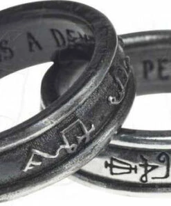 Top 10 ✨ ALCHEMY GOTHIC Mens Accessories Demon Black & White Angel | RING` ❤️ -Halloween Item Store alchemy gothic demon black white angel ring 1 b896b13e 47e2 47ea 8fc4 04b691c698a1 700x700