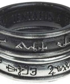 Top 10 ✨ ALCHEMY GOTHIC Mens Accessories Demon Black & White Angel | RING` ❤️