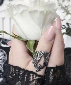 Budget 💯 ALCHEMY GOTHIC Bats Stealth | RING 💯 -Halloween Item Store alchemy gothic stealth ring 6 700x700
