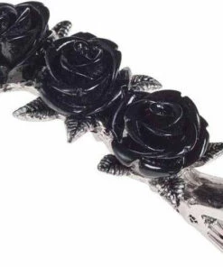Deals 😉 ALCHEMY GOTHIC All Wild Black Rose | HAIR SLIDE* 👏 -Halloween Item Store alchemy gothic wild black rose hair slide 3 9a5704ba 5541 4831 9c24 e03ef57a29d5 700x700