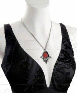 Brand new ⭐ ALCHEMY GOTHIC Bats Blood Moon | PENDANT ⌛ -Halloween Item Store alchemy gothic blood moon pendant 3 700x700