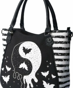 Best deal 🤩 BANNED ALTERNATIVE Bats Yin Yang Master | TOTE BAG ❤️ -Halloween Item Store banned alternative yin yang master tote bag 2 700x700
