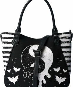 Best deal 🤩 BANNED ALTERNATIVE Bats Yin Yang Master | TOTE BAG ❤️ -Halloween Item Store banned alternative yin yang master tote bag 4 700x700