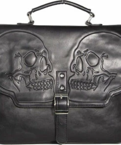 Discount β€οΈ BANNED ALTERNATIVE Mens Accessories Fire Armour | MESSENGER BAG π