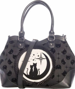 Wholesale ❤️ BANNED ALTERNATIVE Cats Lunar Sisters [Black] | 💯 HANDBAG 😍