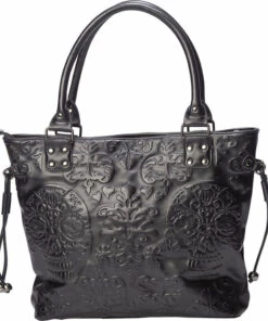 Best deal 🎉 BANNED ALTERNATIVE Skulls Musette Emboss | TOTE BAG 🔔