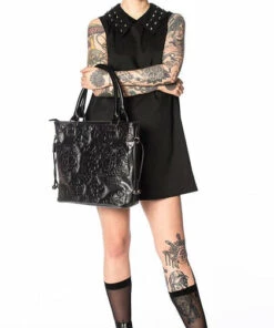 Best deal 🎉 BANNED ALTERNATIVE Skulls Musette Emboss | TOTE BAG 🔔 -Halloween Item Store banned apparel musette emboss tote bag 3 8f80e905 ef74 41b8 8104 767bd3fdc7aa 700x700