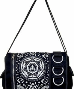 Best reviews of ✔️ BANNED ALTERNATIVE Mens Accessories Pentagram | MESSENGER BAG ✨