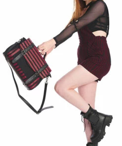 Flash Sale ✨ BANNED ALTERNATIVE Punky Colour Spooky Nightwalks [Red] | MESSENGER BAG 😉 -Halloween Item Store banned apparel spooky nightwalks red messenger bag 5 1889b2c9 0422 43a6 9aa0 8ebd1718b386 700x700