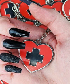 New π BESERK CLOTHING All Beserk Heart | KEYCHAIN β¨