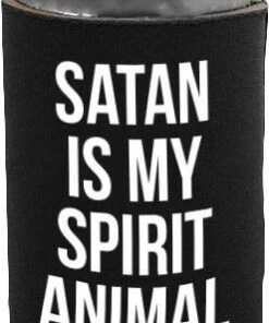 Deals ✔️ BLACKCRAFT Halloween Satan Is My Spirit Animal | DRINK COOLER 🛒