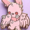 Promo ⌛ BRIGHT BAT DESIGNS Kawaii Sakura Mothman | ENAMEL PIN 🎉