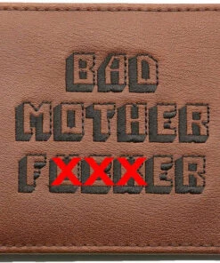 New 🔥 COLLECTABLES Mens Accessories Pulp Fiction [Brown] | Bad Mother F - WALLET 🛒 -Halloween Item Store collectables pulp fiction bad mother f wallet 2 700x700