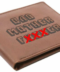 New 🔥 COLLECTABLES Mens Accessories Pulp Fiction [Brown] | Bad Mother F - WALLET 🛒 -Halloween Item Store collectables pulp fiction bad mother f wallet 3 700x700