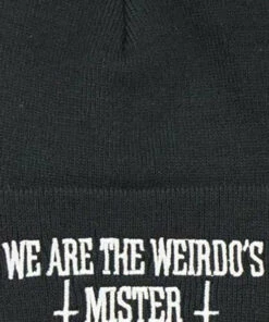Cheapest 💯 DARKSIDE CLOTHING Mens Accessories We Are The Weirdos | BEANIE 😀 -Halloween Item Store darkside clothing we are the weirdos beanie hat 1 aa97ce84 c924 49d3 bcb6 215b3128fd6c 700x700