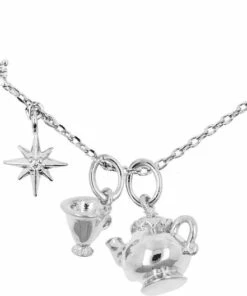 Coupon 🤩 DISNEY X SHORT STORY Beauty & The Beast Disney Chip & Mrs Potts [Silver] | NECKLACE 🛒 -Halloween Item Store disney x short story disney chip mrs potts silver necklace 1 4eedcb98 900f 4302 9bce ff695a1a6299 700x700