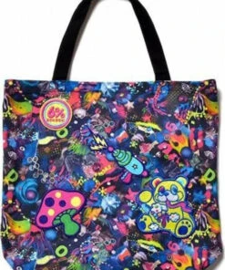 New 💯 6%DOKIDOKI Kawaii Neon Spectrum Patch [Black] | SHOULDER BAG ✨