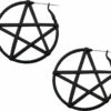 Top 10 😀 BODYVIBE Pentacles & Pentagrams Matte Black Pentagram | PLUG HOOP EARRINGS 💯