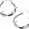 Cheapest 😀 BODYVIBE Punky Colour Twisted Thorn | PLUG HOOP EARRINGS 🔔 -Halloween Item Store earrings twisted thorn hoop earrings 1 50710023 4356 43cf 8fac f7d2637725dc 700x700