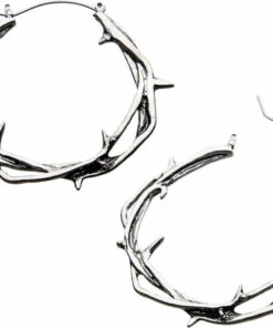 Cheapest 😀 BODYVIBE Punky Colour Twisted Thorn | PLUG HOOP EARRINGS 🔔