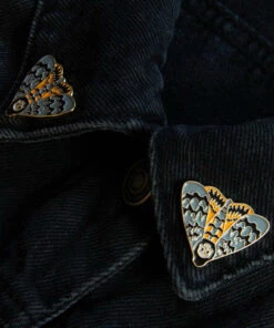 Best Sale ⌛ ECTOGASM Mens Accessories Death's Head Moth | COLLAR PIN SET ✨