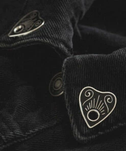 Brand new ✨ ECTOGASM Mens Accessories Ouija Planchette [Silver] | COLLAR PIN SET ✨