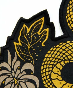 Best deal 👏 ECTOGASM Mens Accessories Snake & Chrysanthemum | BACK PATCH ❤️ -Halloween Item Store ectogasm snake chrysanthemum back patch 3 b1f3e450 0b45 45af 9b63 8d35a587cd50 700x700