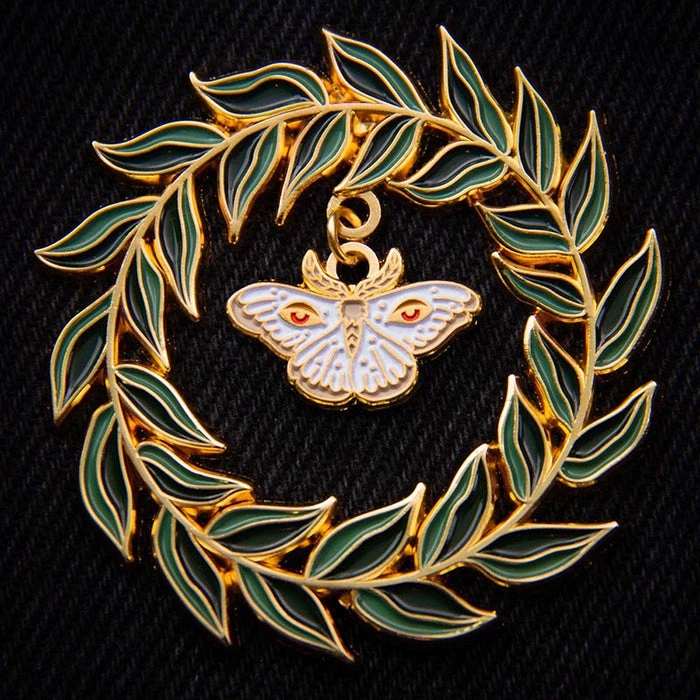 Discount ๐ฅ ECTOGASM Mens Accessories Wreathed Moth Charm | ENAMEL PIN ๐ฏ 6 Discount ๐ฅ ECTOGASM Mens Accessories Wreathed Moth Charm | ENAMEL PIN ๐ฏ - Image 4
