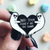 Flash Sale ⌛ ECTOGASM Ghosts You're Never Alone If You Have Demons | GHOST ENAMEL PIN 👏 -Halloween Item Store ectogasm youre never alone if you have demons ghost enamel pin 3 c2024b40 d61d 4c48 9cd1 b4f69bf95a2c 700x700