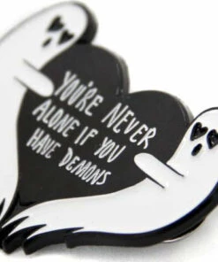 Flash Sale ⌛ ECTOGASM Ghosts You're Never Alone If You Have Demons | GHOST ENAMEL PIN 👏 -Halloween Item Store ectogasm youre never alone if you have demons ghost enamel pin 5 5d4a108d 8238 4d04 b697 356e4e8fae0f 700x700