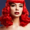 Deals 💯 FEVER Cosplay Bettie [Red] | WIG ⌛ -Halloween Item Store fever bettie red wig 1 5c58016d d1d7 4215 a756 37661240e60e 700x700