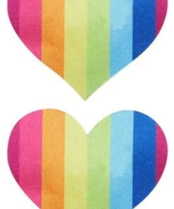Deals 🧨 FEVER Cosplay Rainbow Heart | NIPPLE PASTIES 👏