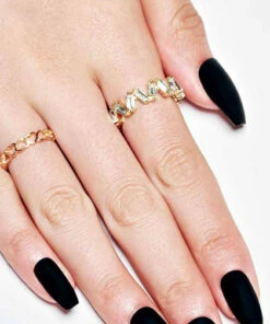 Best deal 👍 GLAMERMAID Fake Nails Black Matte [Ballerina] | PRESS ON NAILS 👍