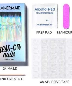 Best reviews of 😍 GLAMERMAID Fake Nails Black Pool | PRESS ON NAILS 🤩 -Halloween Item Store glamermaid black pool press on nails 3 e68b8968 06f0 4201 a17a 8b0e1bebb276 700x700