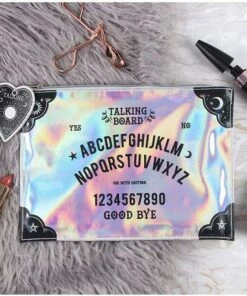 Budget 🔥 GOTHIC GIFTS Pastel Goth Iridescent | MAKEUP POUCH 🧨